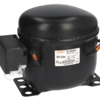 Horeca Parts COM - Compressor GL90AA, 134A, 1/4 HP- ice cube maker Hendi, Grafen, Barmatic 271926, 272008, CS30, CS35, HS30, HS35