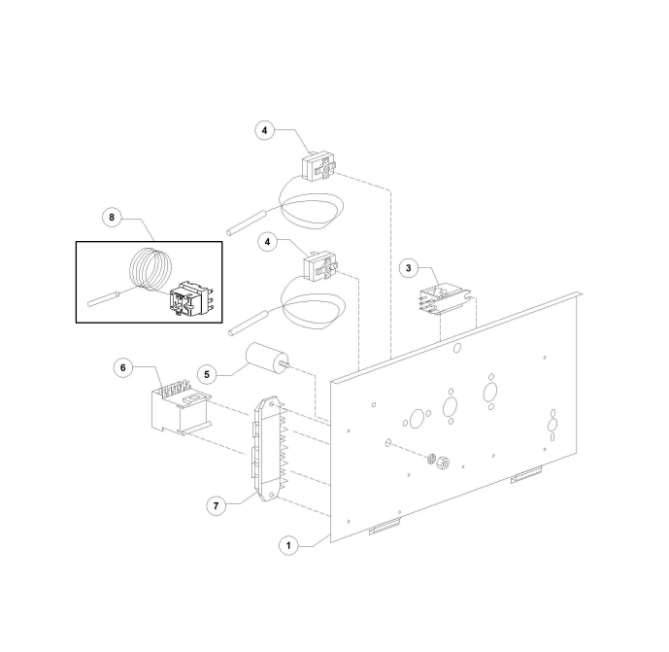 Horeca Parts COM - Dihr catering dishwasher - dw078
