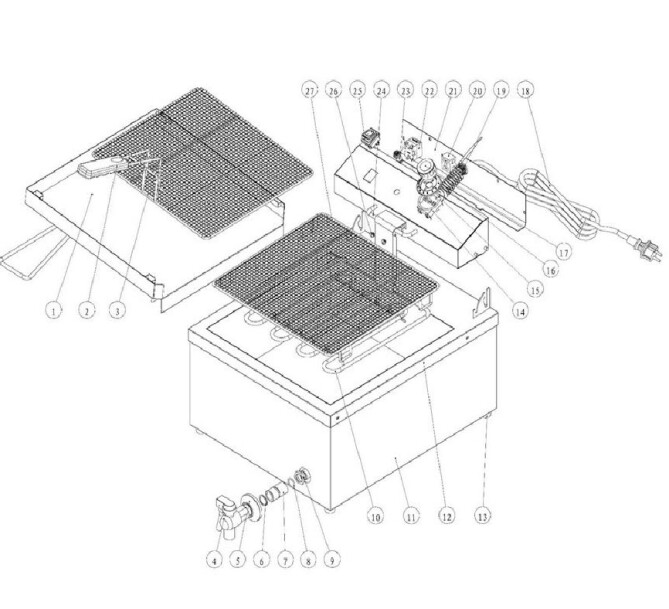 Horeca Parts COM - Hendi doughnut fryer 205914