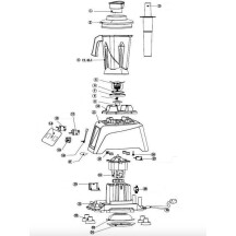 Horeca Parts COM - Blender Hendi 230718
