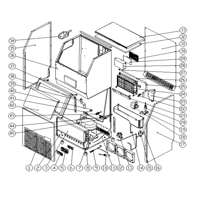 Horeca Parts COM - Ice maker Air cooled (271575)