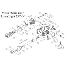 Horeca Parts COM - 250 W Variable-speed hand mixer with whisk, HENDI, Kitchen Line, 230V/250W, ø75x(H)555mm