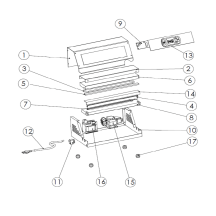 Horeca Parts COM - Vacuum packing machine Hendi 970362