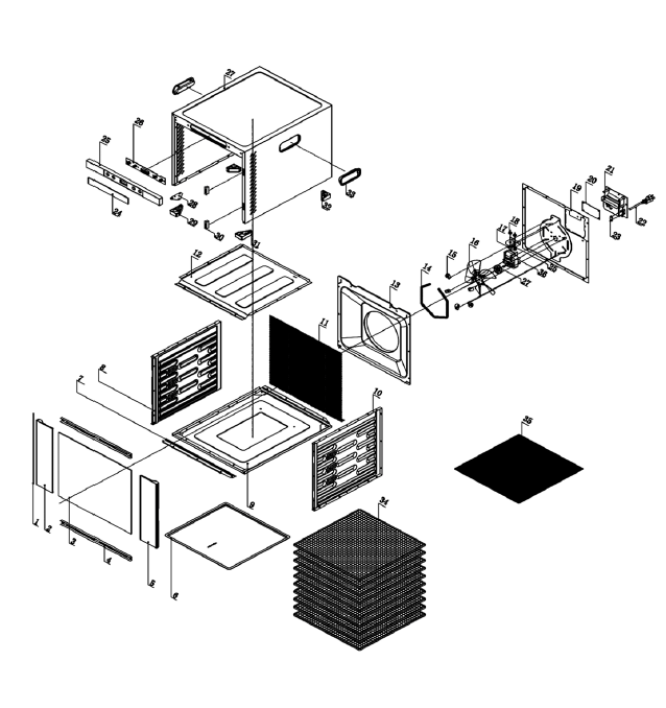 Horeca Parts COM - Hendi 229026 food dehydrator