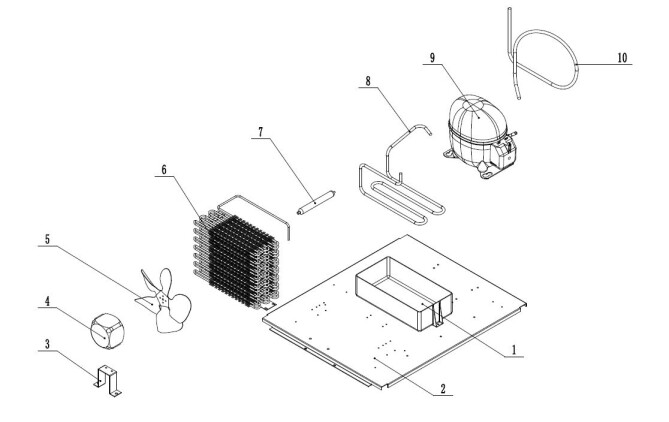 Horeca Parts COM - Refrigerating cabinet Hendi 232231 (MBL8960)