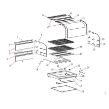 Horeca Parts COM - Hendi 273999 Heating showcase