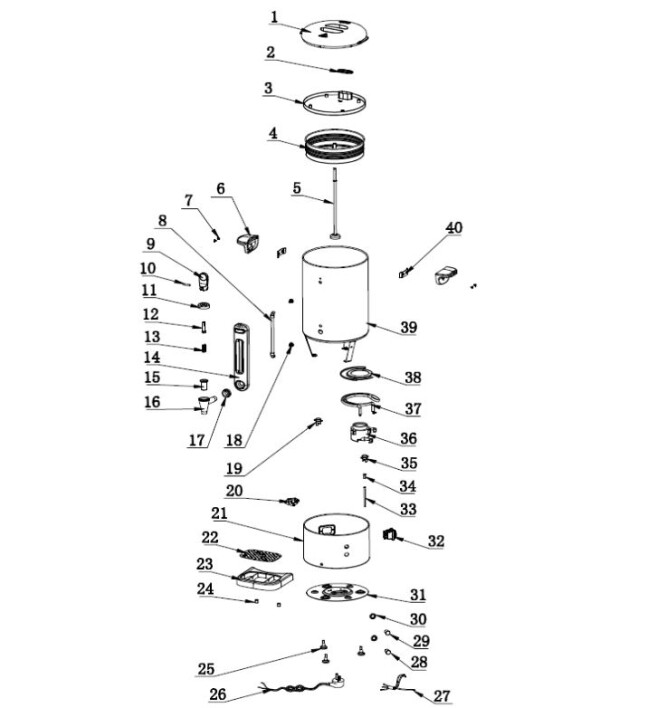 Horeca Parts COM - Coffee Brewer Hendi Concept Line 211434