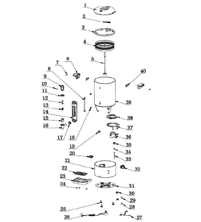Horeca Parts COM - Coffee Brewer Hendi Concept Line 211441