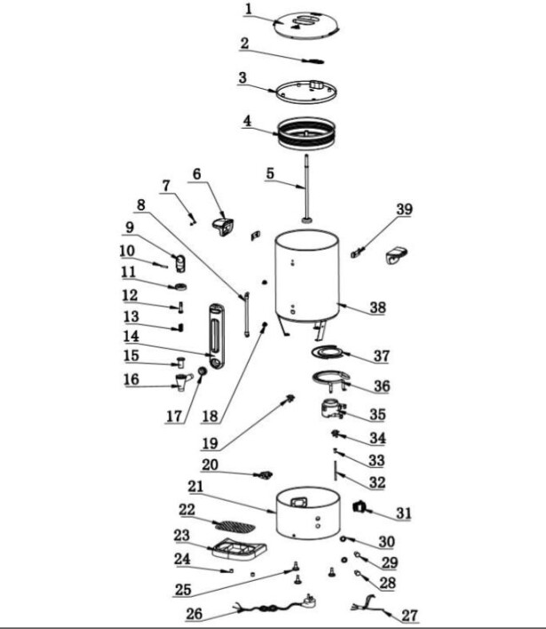 Horeca Parts COM - Coffee Brewer Hendi Concept Line 211472