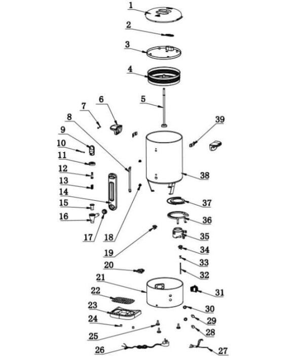 Horeca Parts COM - Coffee Brewer Hendi Concept Line 211489
