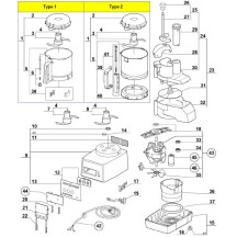 Horeca Parts COM - Vegetable shredder/cutter Robot Coupe R 301 Ultra D