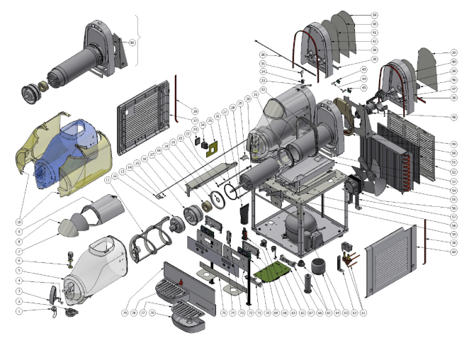 Horeca Parts COM - Ugolini NG ELECTRONIC slush machine - 6 litres