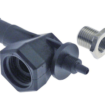 Horeca Parts COM - Tee pentru furtun, racord 1/4„ ET – 1/2” IT, furtun Ø 13 mm, 0,040 kg – Elframo