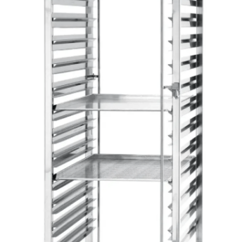 Horeca Parts COM - Transport trolley for 15 sheets 600 x 400 mm, 515 x 680 x (H) 1710 mm, Hendi