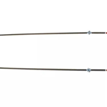 Horeca Parts COM - 972W 230V heater, 645mm x 195mm, 1/4" thread, mounting distance 186mm - Moretti Forni, Cookmax pizza oven (G418725)