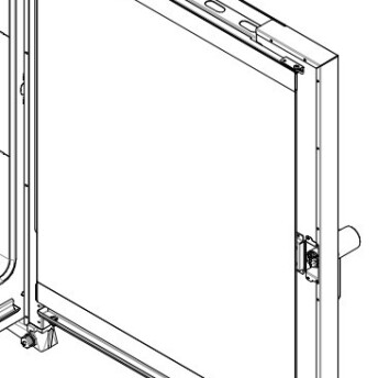 Horeca Parts COM - Complete door - Tecnoeka MKF1064GBM convection oven