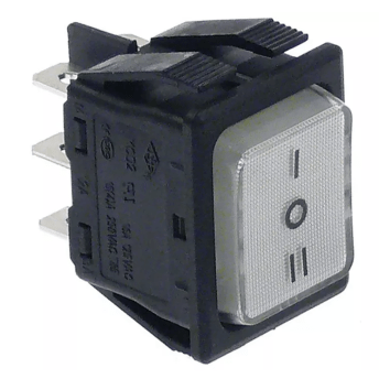 Horeca Parts COM - Rocker switch, mounting dimensions 30x22mm, 250V, 16A, connection 6.3mm - Granitor Ugolini ICON 3, ICON 6 EASY ETC, MICRO, MT, NG EASY - 10LT gas R290, NG EASY - 10LT (22800-24200)