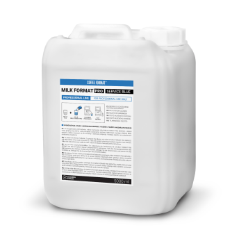 Horeca Parts COM - Cleaning agent/liquid for milk systems in coffee machines, 5L (Milk Format PRO SERVICE BLUE)