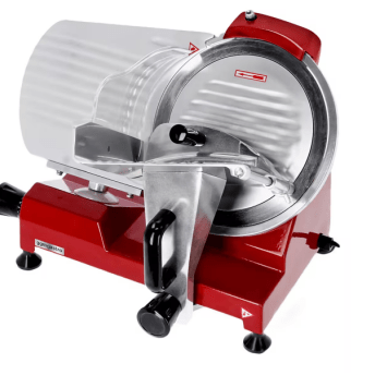 Horeca Parts COM - Automatic slicer - 250W - Blades: Ø 300mm - Colour: Red - GGM Gastro (AMH300R)