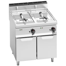 Horeca Parts COM - Double electric deep fryer - 10+10 litres - 18 kW - GGM Gastro (EFB879H-10+10)