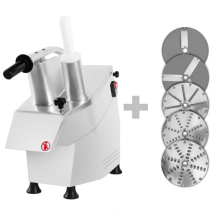 Horeca Parts COM - Electric vegetable slicer - 550 W - including 5 cutting discs - GGM Gastro (GEH5)