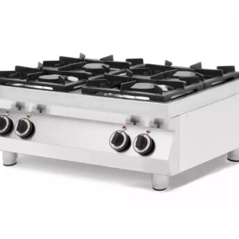 Horeca Parts COM - Kitchen Line 4-burner gas stove, tabletop Hendi 227381