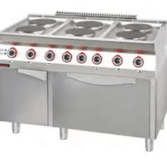 Horeca Parts COM - Electrical kitchen with an electric oven Kromet 700.KE-6 / PE-2