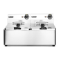 Horeca Parts COM - 2x6 litre deep fryer, Kitchen Line, 12 litres, 230V/6600W, 550x430x(H)305mm, Hendi
