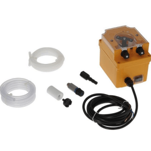 Horeca Parts COM - Peristaltic pump for dispensing HP030 rinse aid, connection to tank Ø 4×6 mm, dimensions 106×90×106 mm, weight 0.050 kg