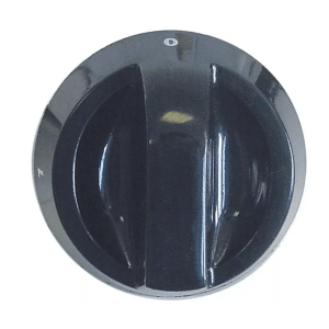 Horeca Parts COM - 0-1 switch knob, diameter 76 mm, mounting 6x4.6 mm, black - Giorik electric bain-marie