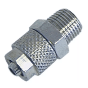 Horeca Parts COM - Straight hose connector 1/4", 6/8 mm, nickel-plated brass, 1 pc, weight 0.010 kg - Ascaso