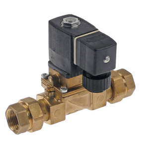 Horeca Parts COM - 2-way solenoid valve, 24 VAC, 1/2“ inlet, 1/2” outlet, 65 mm long, DN 13 mm, NBR diaphragms - Bürkert