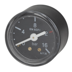 Horeca Parts COM - Pressure gauge ø 42 mm, pressure range 0–16 bar, 1/8" connection, marking 12, rear connection - Cimbali coffee machine (1245557)
