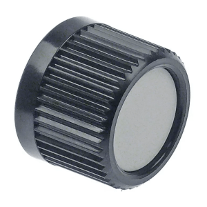 Horeca Parts COM - Black plastic star-shaped handle, 46.5×35 mm, thread 7.5, weight 0.090 kg - Offcar