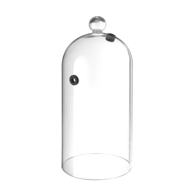 Horeca Parts COM - Glass dome with vent, ⌀150 x (H) 280 mm, Hendi