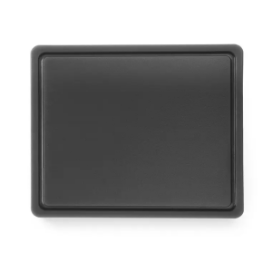 Horeca Parts COM - HACCP cutting board GN 1/2, black, 325 x 265 mm, Hendi