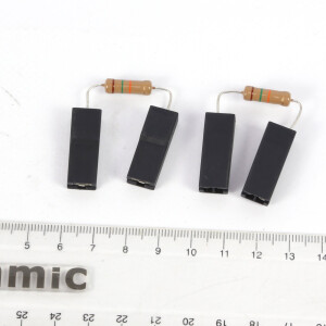 Horeca Parts COM - Motor brushes 15 KOHM 2W - Sammic vegetable shredder CA-31, CA-41