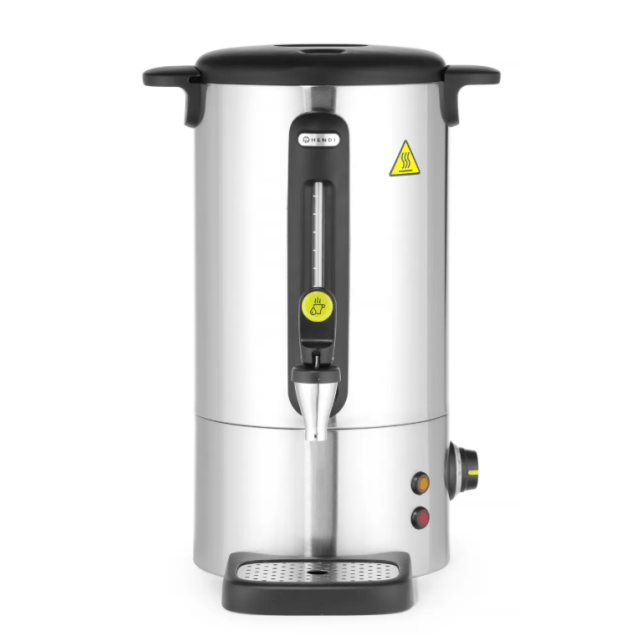 Horeca Parts COM - UNIQ kettle, 16L, light grey, 220-240V/1650W, 357x380x(H)502mm, Hendi
